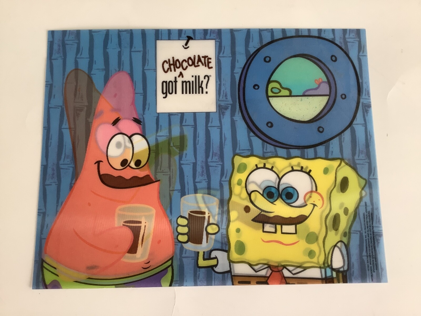 SpongeBob + Patrick — lenticular promo poster