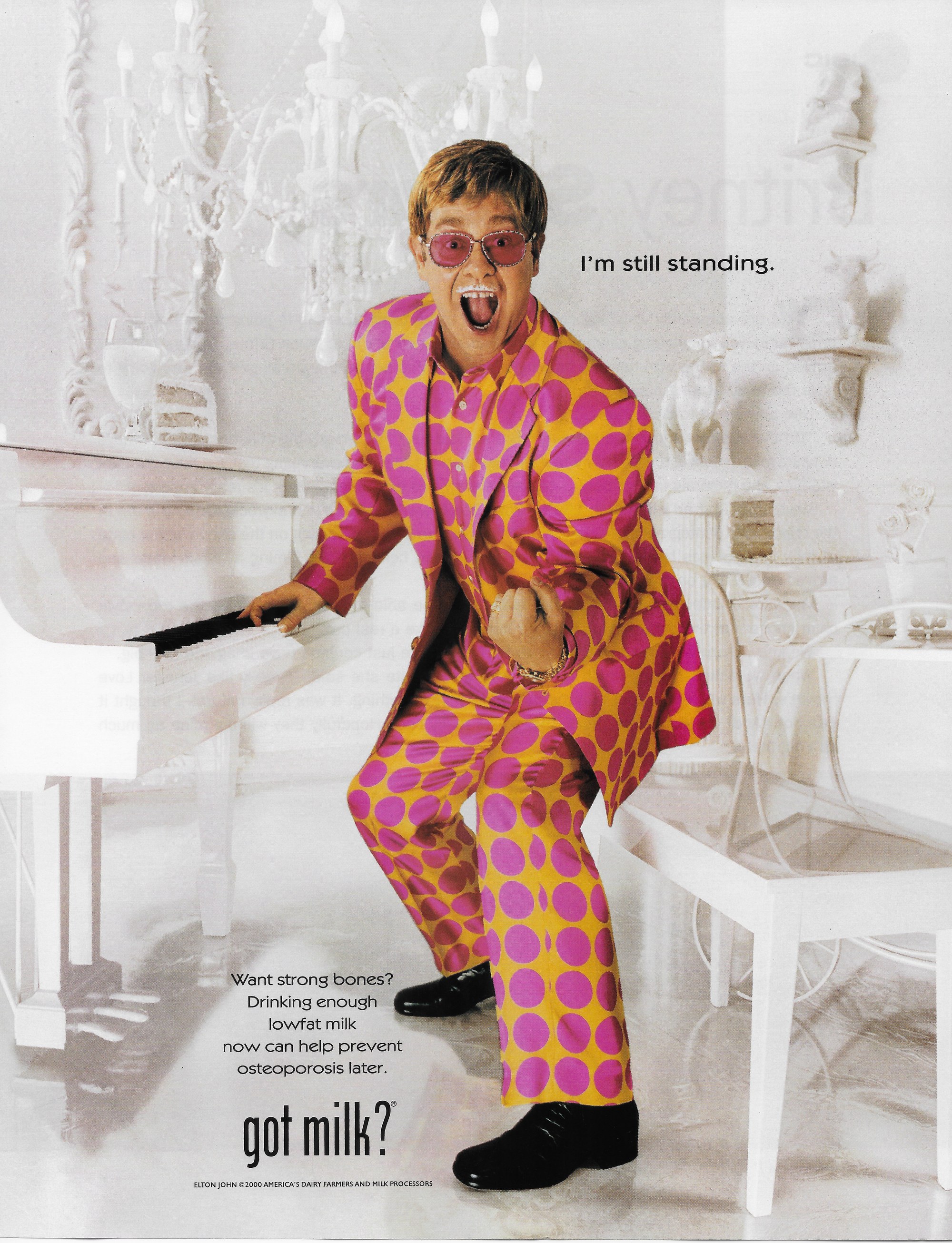 Elton John — full page, from the owner's copy