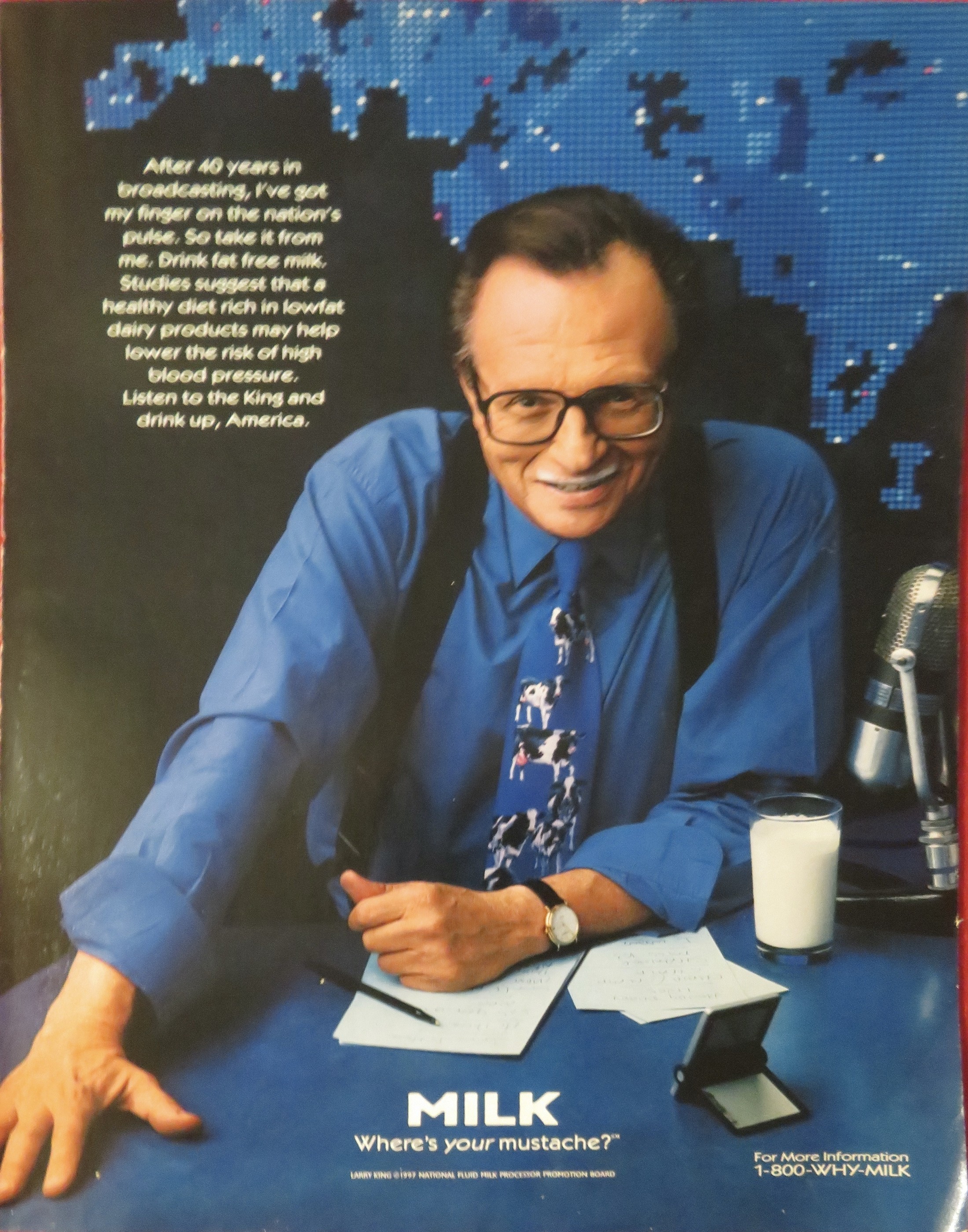 Larry King — TIAS original-paper scan