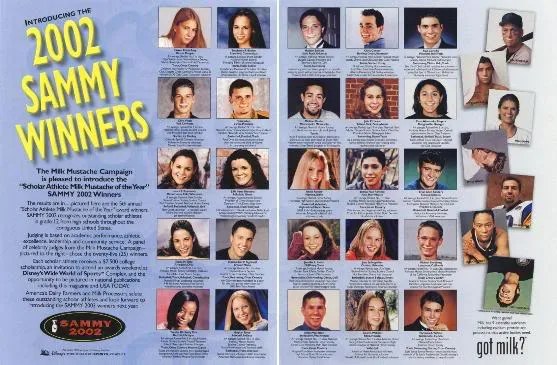 2002 SAMMY Winners — recovered collector archive scan