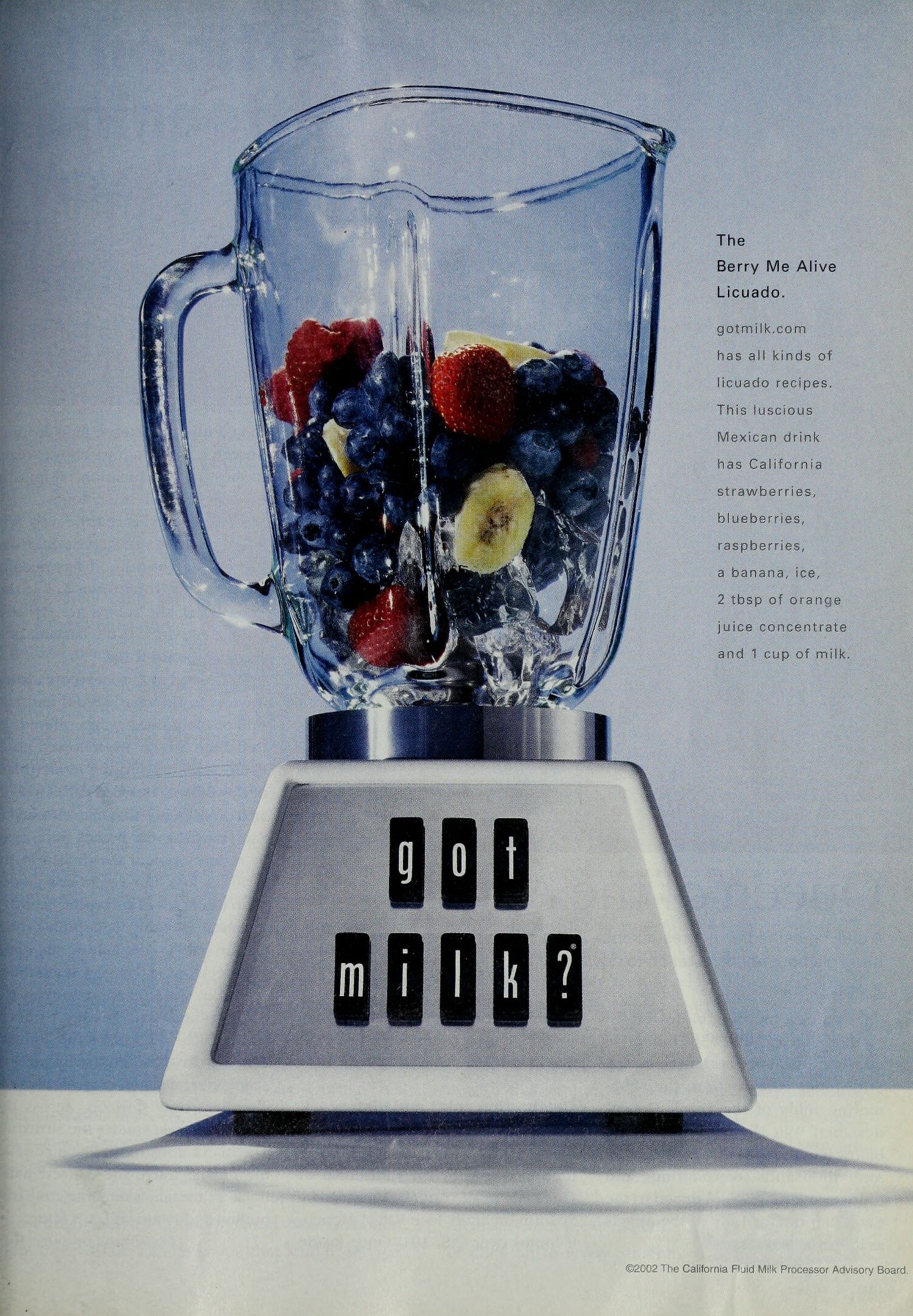 Got Milk? Licuado - Berry Me Alive 2002